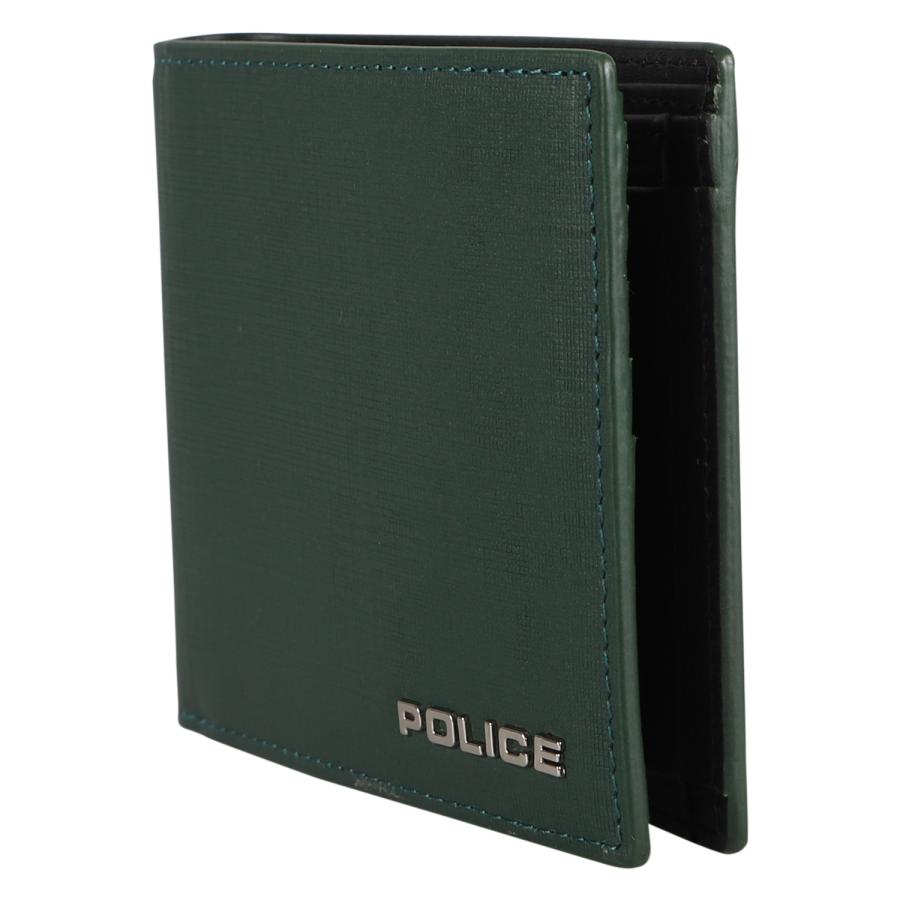 ポリス POLICE トレント 財布 二つ折り メンズ ボックス型小銭入れ TRENTO ブラック ワイン レッド グリーン 黒 PA-70601 POLICE（ポリス） 財布 二つ折り メンズ ボックス型小銭入れ トレント