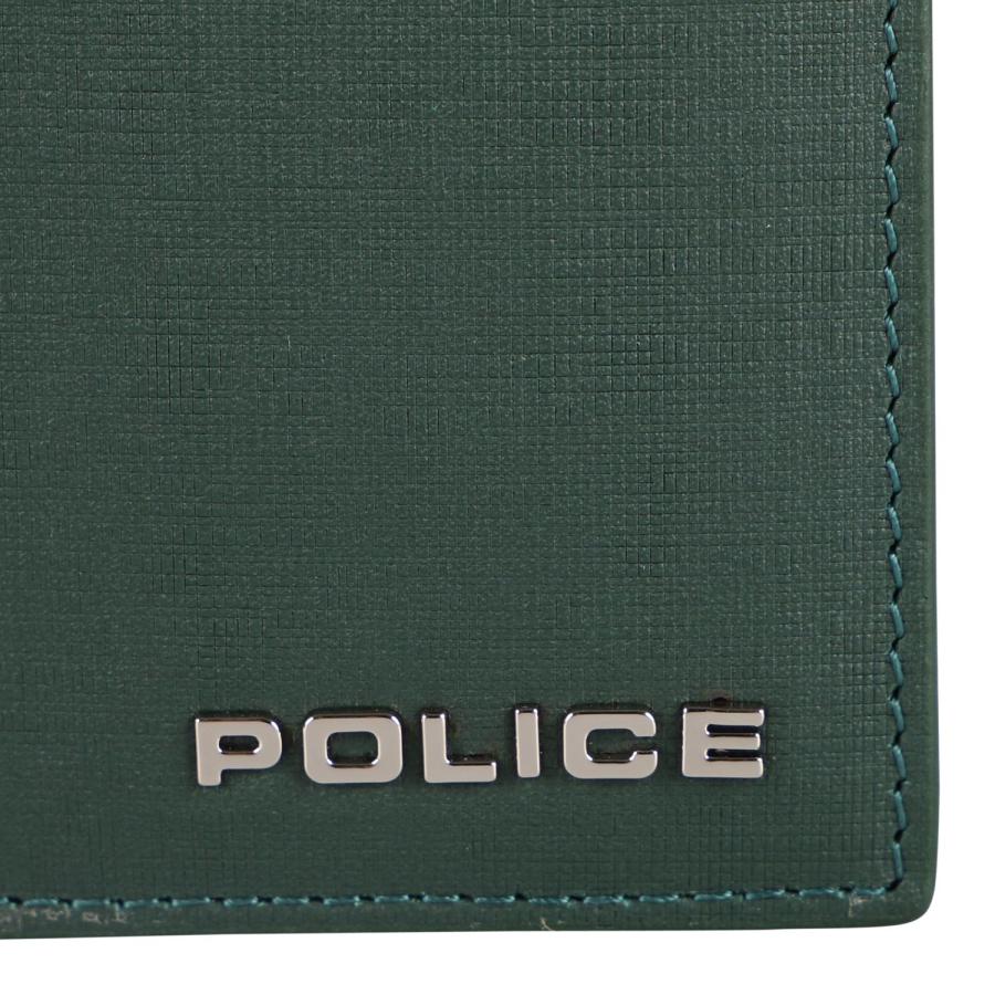 POLICE（ポリス） 財布 二つ折り メンズ ボックス型小銭入れ トレント