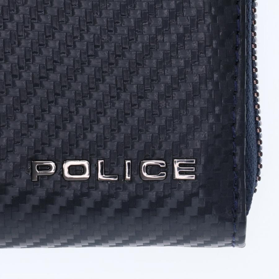 ポリス POLICE ラウンドウォレット 財布 長財布 メンズ 本革 ラウンドファスナー ROUND WALLET ブラック 黒 PA-70803｜sneak｜07