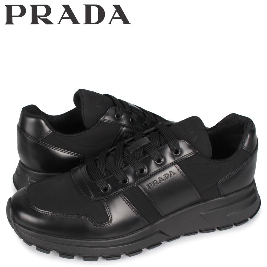 プラダ PRADA スニーカー メンズ PRAX 01 SNEAKER NYLON ブラック 黒 