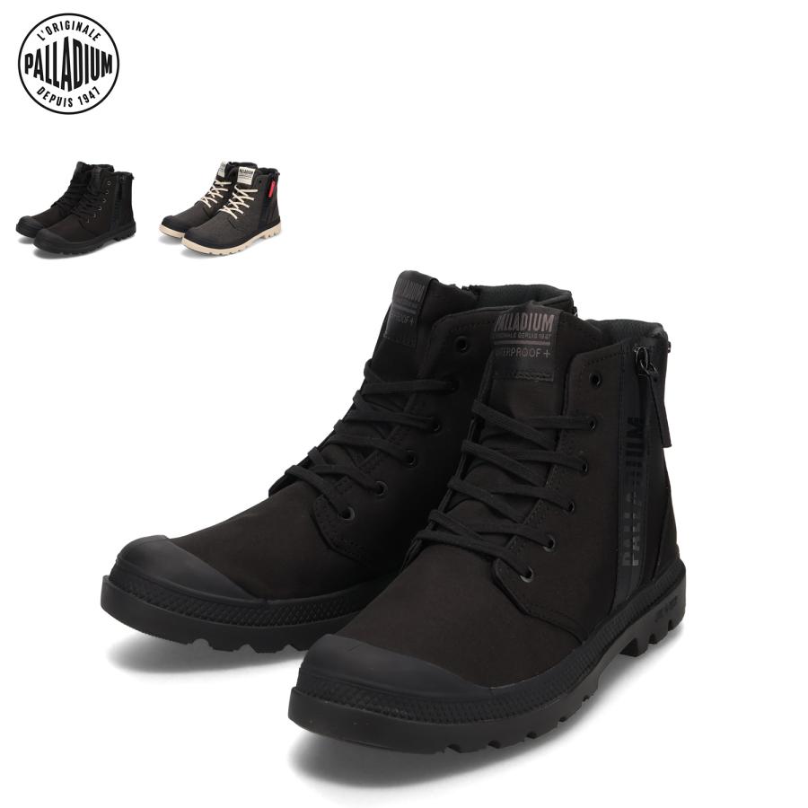 パラディウム PALLADIUM スニーカー パンパ ハイ シーカー 2 メンズ PAMPA HI SEEKER2 LT+WP+ ブラック 黒 74406 PALLADIUM（パラディウム） スニーカー パンパ ハイ シーカー 2 メンズ