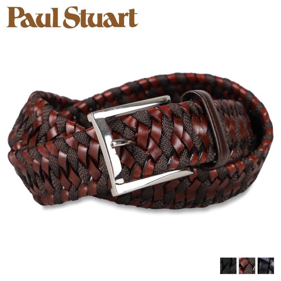 PAUL STUART（ポールスチュアート） ベルト メンズ 本革 BELT ブラック