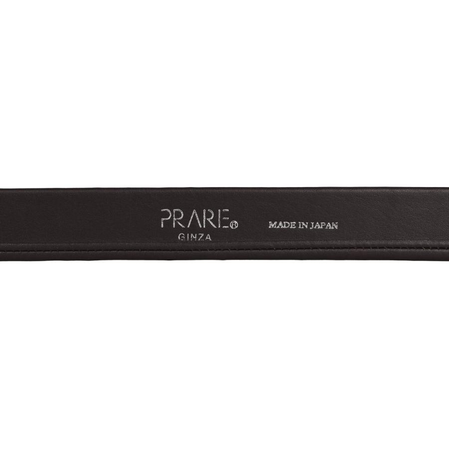 プレリーギンザ PRAIRIE GINZA ベルト メンズ 本革 LEATHER BELT ブラック ブラウン 黒 NB05010｜sneak｜07