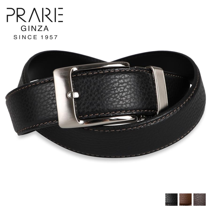 PRAIRIE GINZA（プレリーギンザ） ベルト メンズ 本革 LEATHER BELT