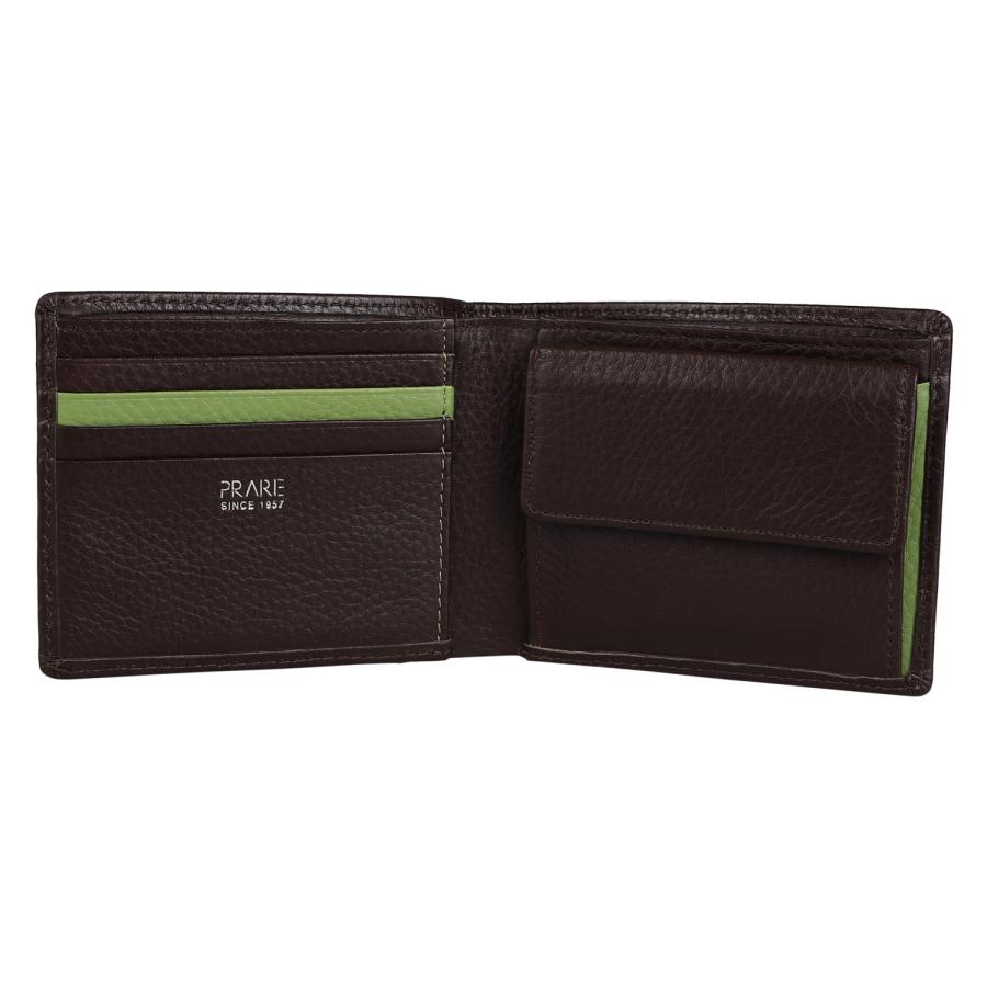 PRAIRIE 1957 プレリー PRAIRIE 二つ折り財布 メンズ 本革 ニュー