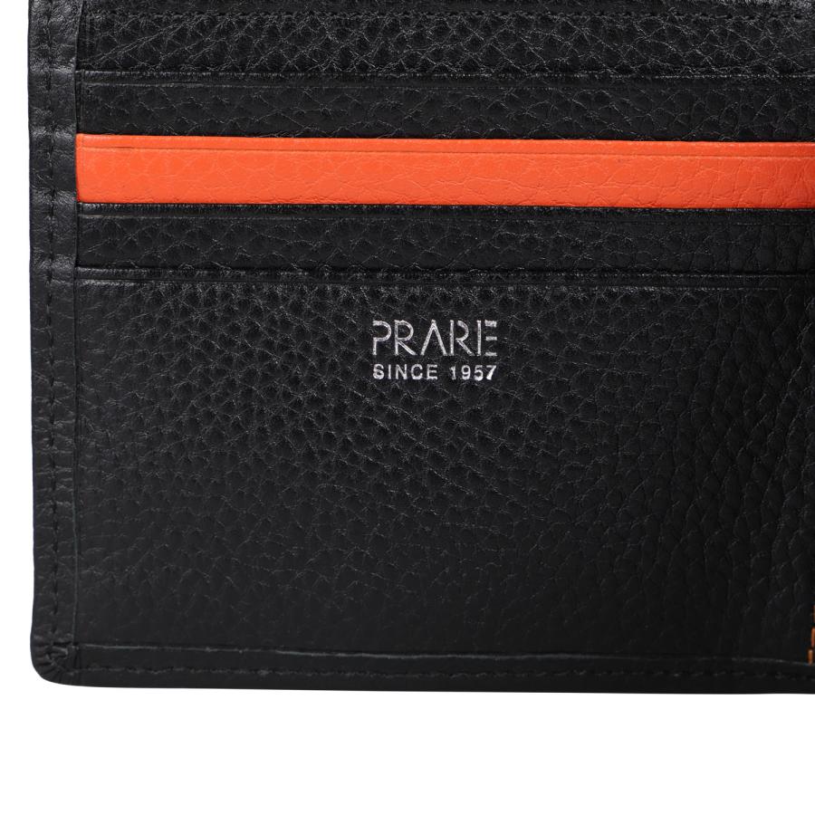 未使用　PRAIRIE プレリー　ブライドルレザーラウンドジップ長財布　黒 プレリー PRAIRIE [PRAIRIE] コードバン 長財布 ラウンドファスナー