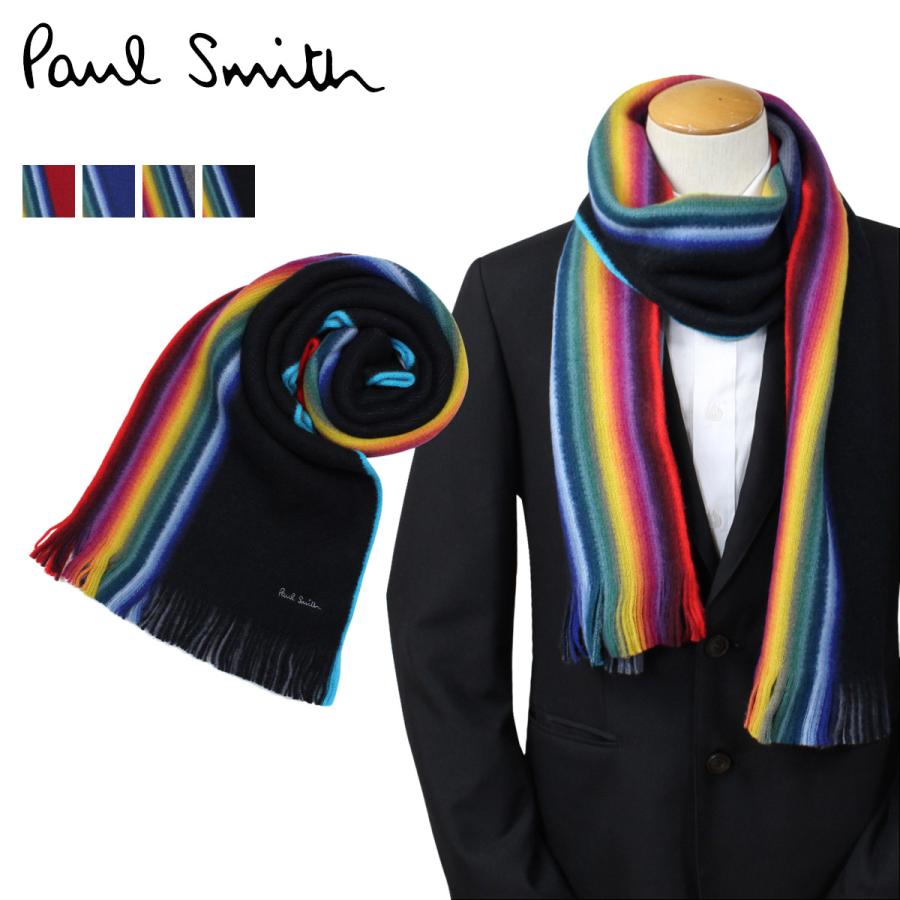 ポールスミス Paul Smith マフラー メンズ カジュアル ビジネス Ps05 03 スニークオンラインショップ 通販 Yahoo ショッピング