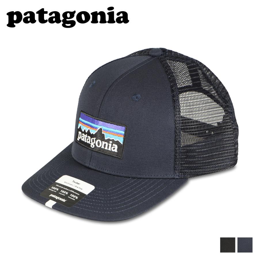 贅沢屋の パタゴニア Patagonia キャップ 帽子 ロゴ トラッカー ハット メンズ レディース スナップバック P 6 Logo Tracker Hat ブラック ネイビー 黒 3 Whitesforracialequity Org