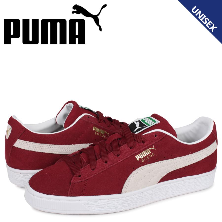 Puma プーマ スウェード クラシック スニーカー メンズ レディース スエード Suede Classic 21 ワイン レッド 06 Puma 06 スニークオンラインショップ 通販 Yahoo ショッピング