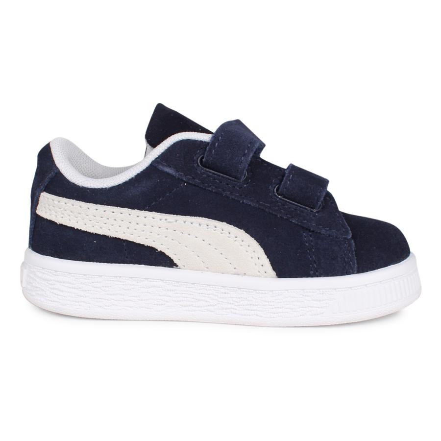 PUMA プーマ スウェード クラシック スニーカー ベビー キッズ スエード ベルクロ SUEDE CLASSIC 21 V INF ネイビー 380564-03｜sneak｜02