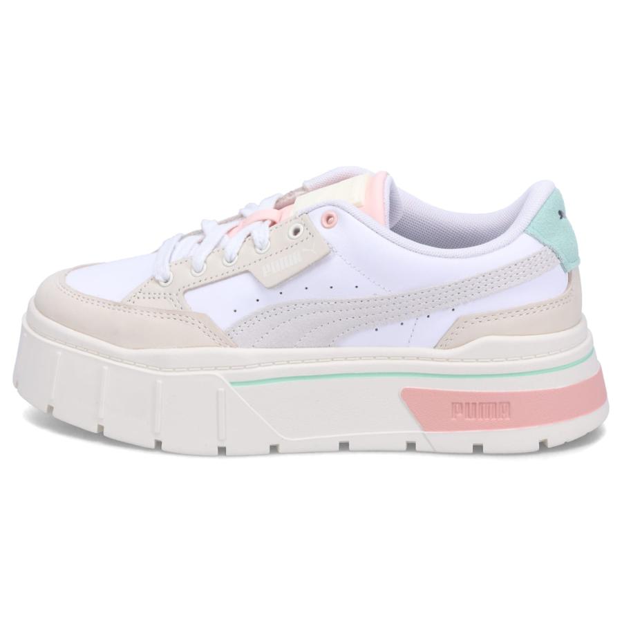 PUMA プーマ スニーカー メイズ スタック リュクス ウィメンズ レディース 厚底 MAYZE STACK LUXE WNS ホワイト 白 389853-04｜sneak｜03