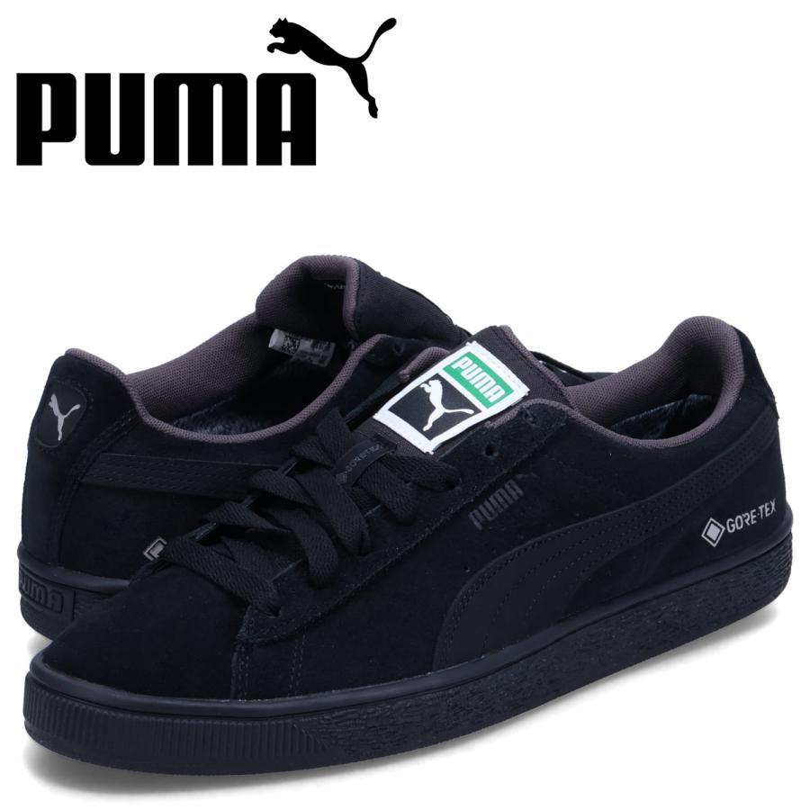 【新品未使用】PUMA SUEDE MOCCASIN スニーカー 24.0 黒 PUMA SUEDE GORE-TEX プーマ スウェード ゴアテックス