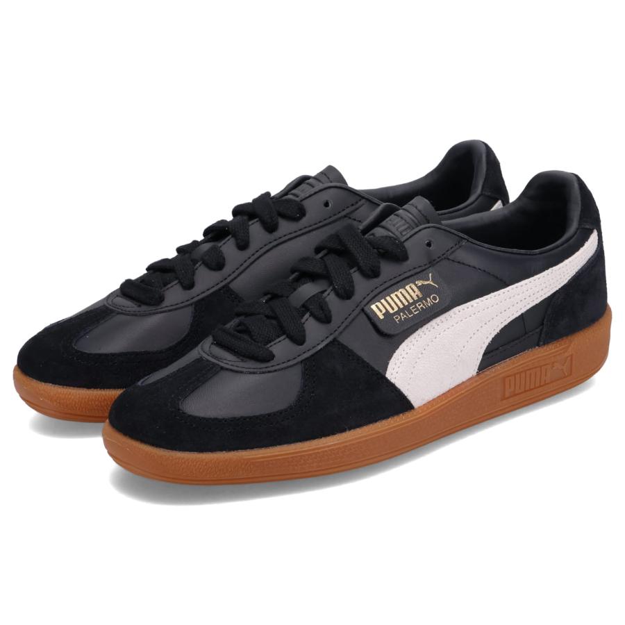 PUMA プーマ スニーカー パレルモ レザー メンズ PALERMO LEATHER ブラック 黒 396464-03｜sneak｜02