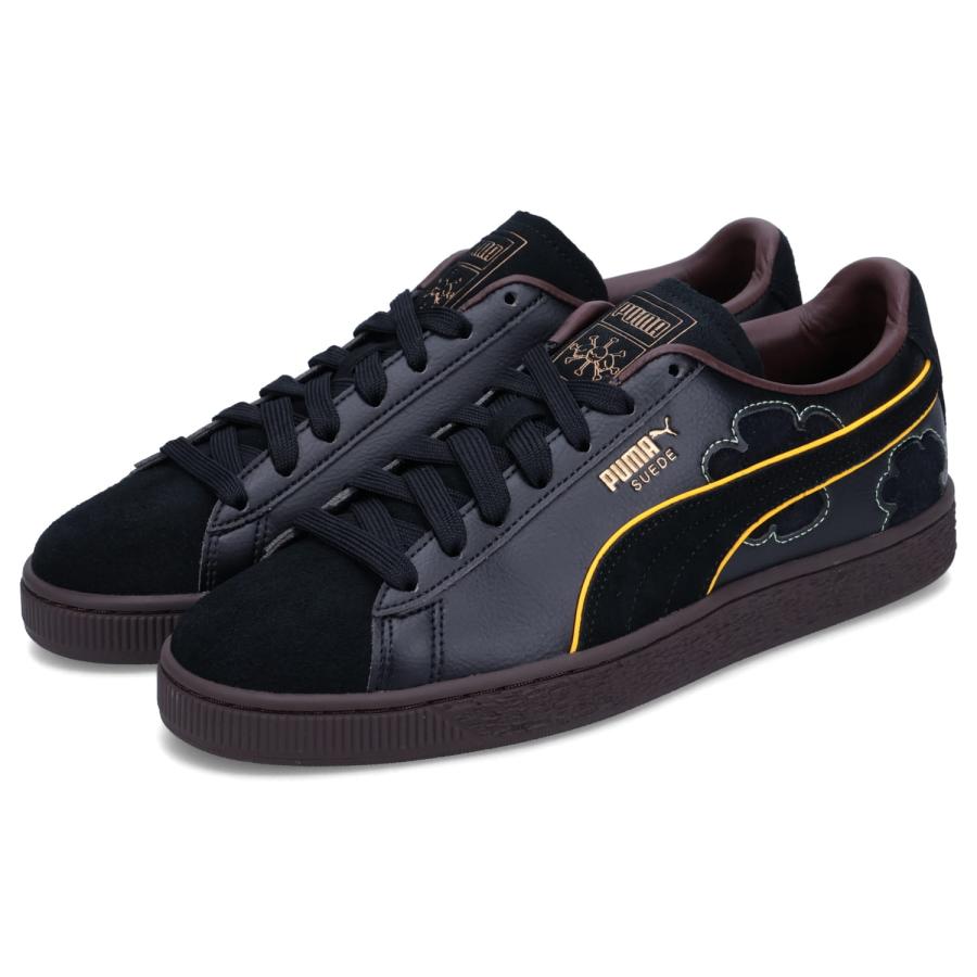 PUMA プーマ スウェード 4 ワンピース 黒ひげ スニーカー メンズ 黒ひげ スエード コラボ SUEDE 4 ONE PIECE MARSHALL D. TEACH 396525-01｜sneak｜02