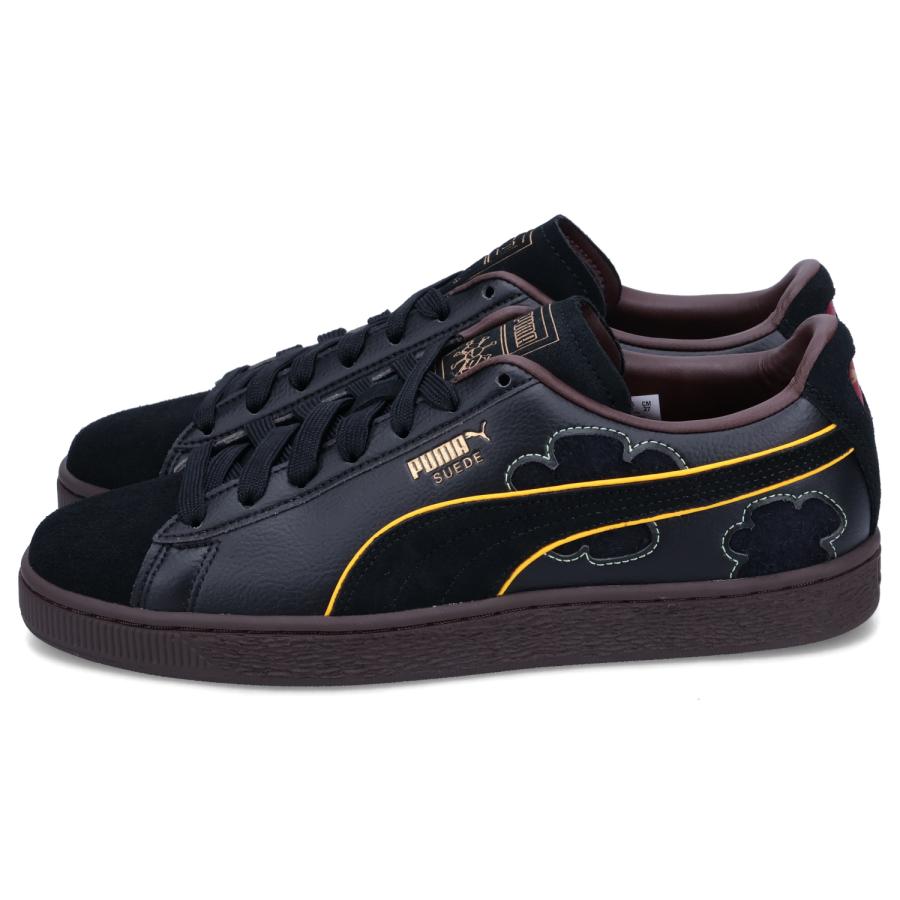 PUMA プーマ スウェード 4 ワンピース 黒ひげ スニーカー メンズ 黒ひげ スエード コラボ SUEDE 4 ONE PIECE MARSHALL D. TEACH 396525-01｜sneak｜04