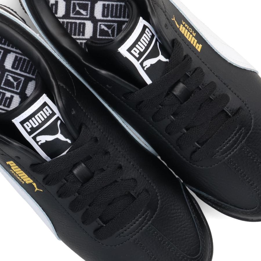PUMA（プーマ） スニーカー ローマ 24 スタンダード レディース ROMA 24 STANDARD ブラック 黒 396868-02 ...