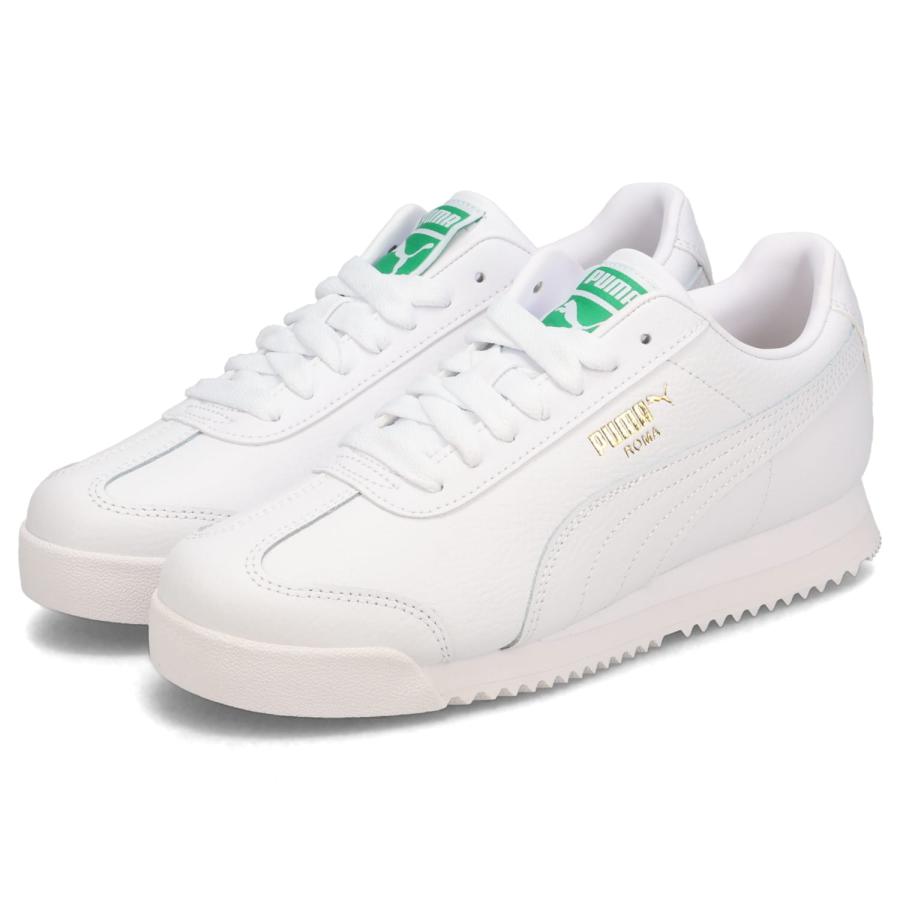 PUMA（プーマ） スニーカー ローマ 24 スタンダード レディース ROMA 24 STANDARD ホワイト 白 396868-03 ...