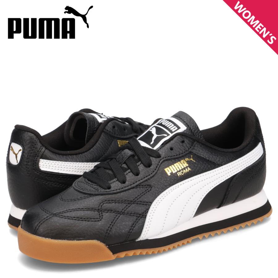 PUMA プーマ スニーカー ローマ アニバーサリオ レディース ROMA ANNIVERSARIO ブラック 黒 397720-02 PUMA（プーマ） スニーカー ローマ アニバーサリオ レディース ROMA