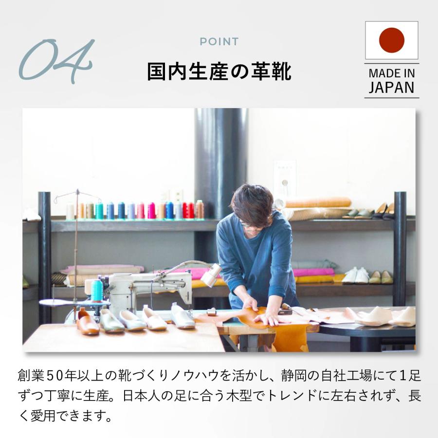 レシピ RECIPE シューズ レースアップ マニッシュシューズ レディース 本革 2Eワイズ ブラック 黒 RP-308K_7