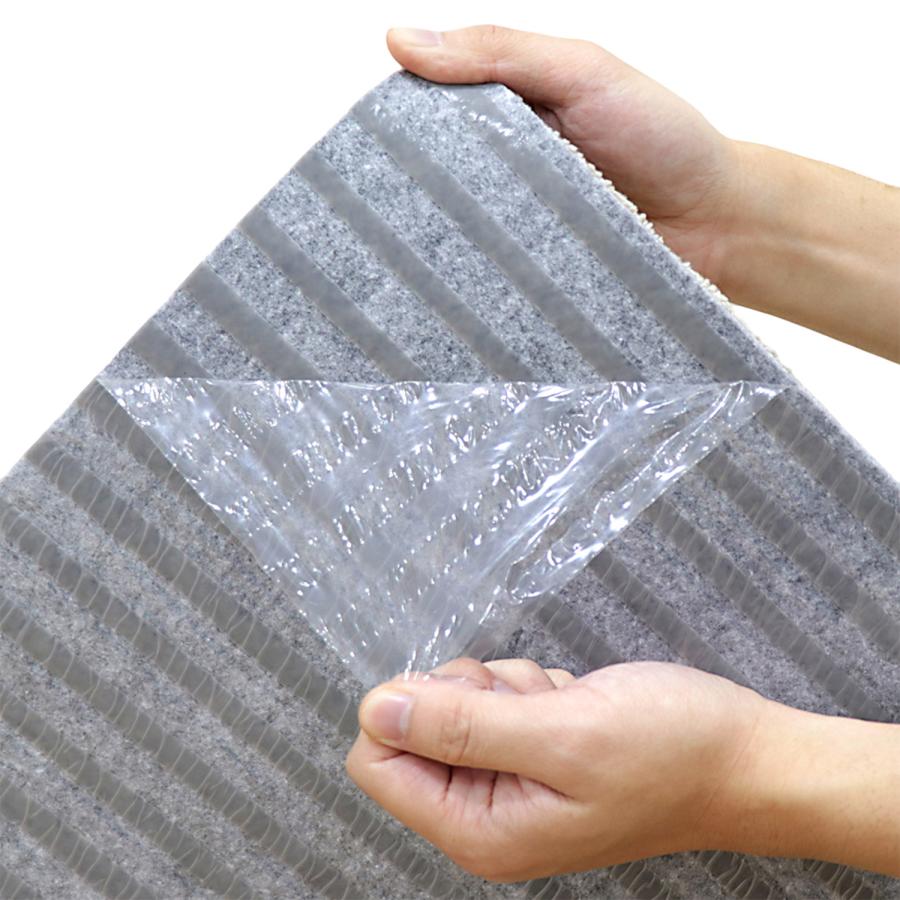 Rugtasu ラグタス タイルラグ 10点セット タイルカーペット フロアマット ジョイントマット ヘキサゴン 50cm×43cm 置くだけ 吸着 犬 猫 ペット