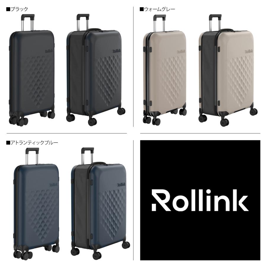 値段交渉受け付け Rollink ローリンク スーツケース キャリーケース フレックス 360° スピナー バッグ メンズ レディース 100L 軽量 大容量 4輪 704