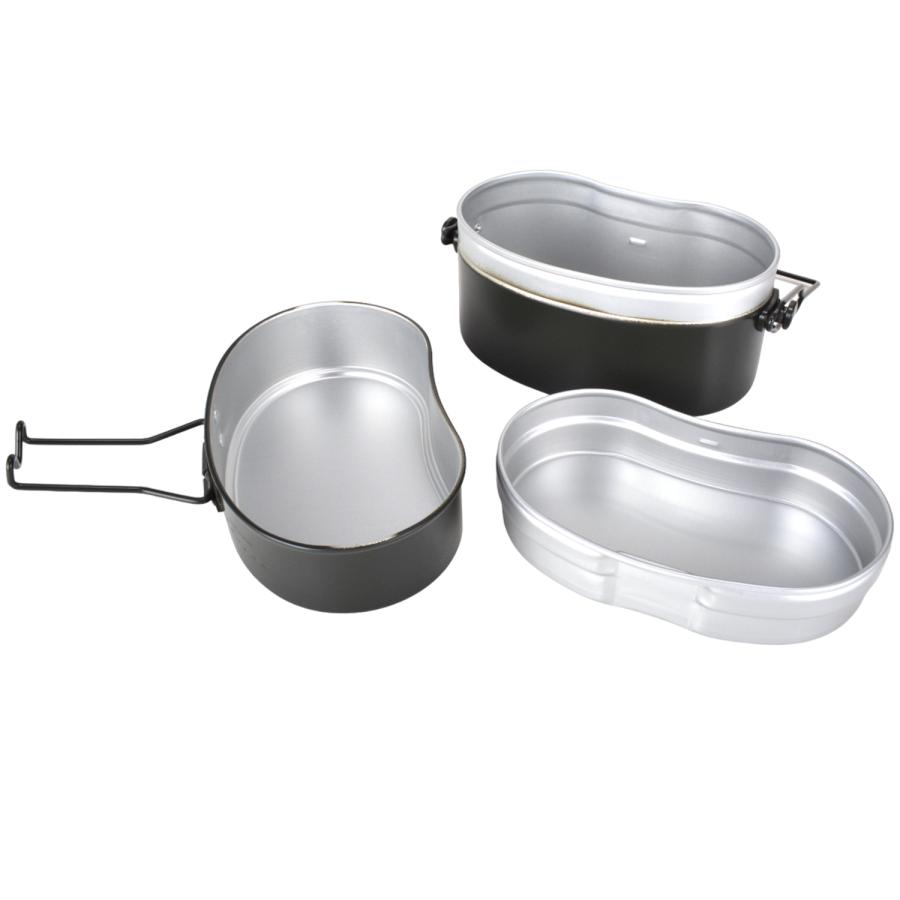 ロスコ ROTHCO 飯盒 戦闘飯盒2型 2合 飯盒炊爨 メスティン ライスクッカー ふた付き 日本製 兵式 軍用 ブッシュクラフト 410 | ROTHCO | 11