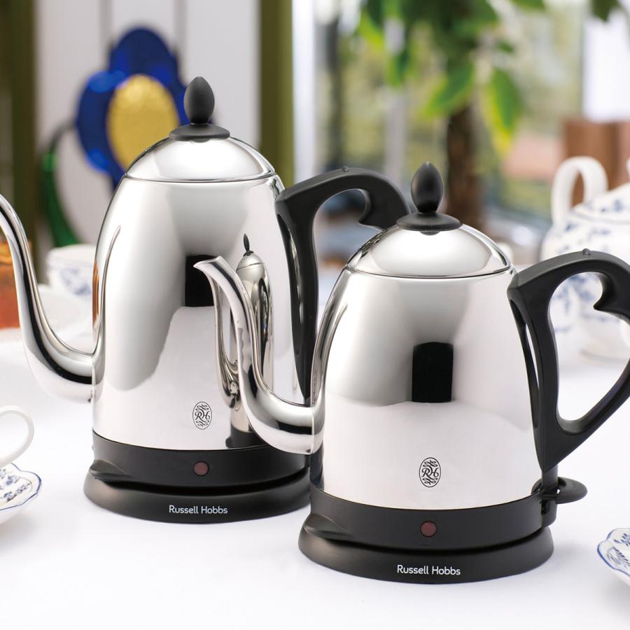 ラッセルホブス Russell Hobbs 電気ケトル カフェケトル 湯沸かし器 1.2L 保温 コーヒー 軽量 一人暮らし キッチン 家電 7412JP｜sneak｜08