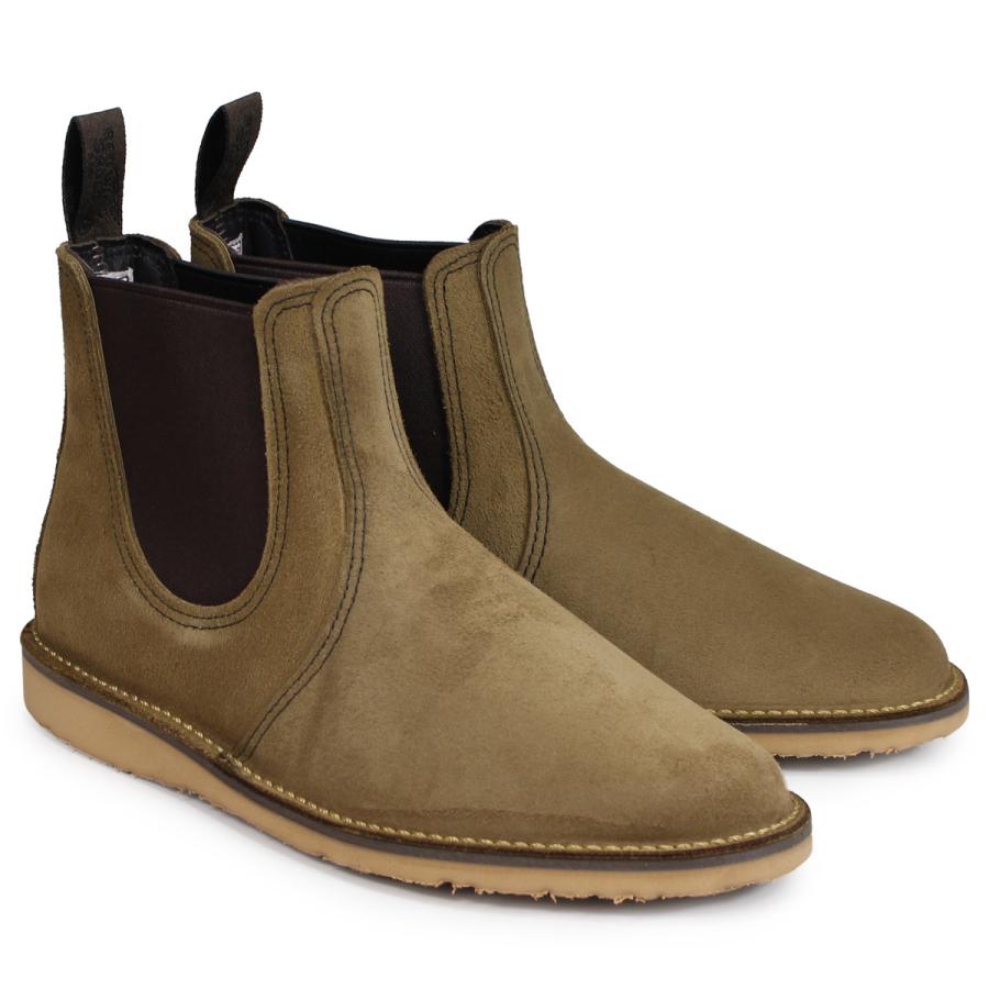 レッドウィング Red Wing ブーツ チェルシー サイドゴア メンズ Weekender Chelsea Dワイズ カーキ 3312 Rw 3312 スニークオンラインショップ 通販 Yahoo ショッピング