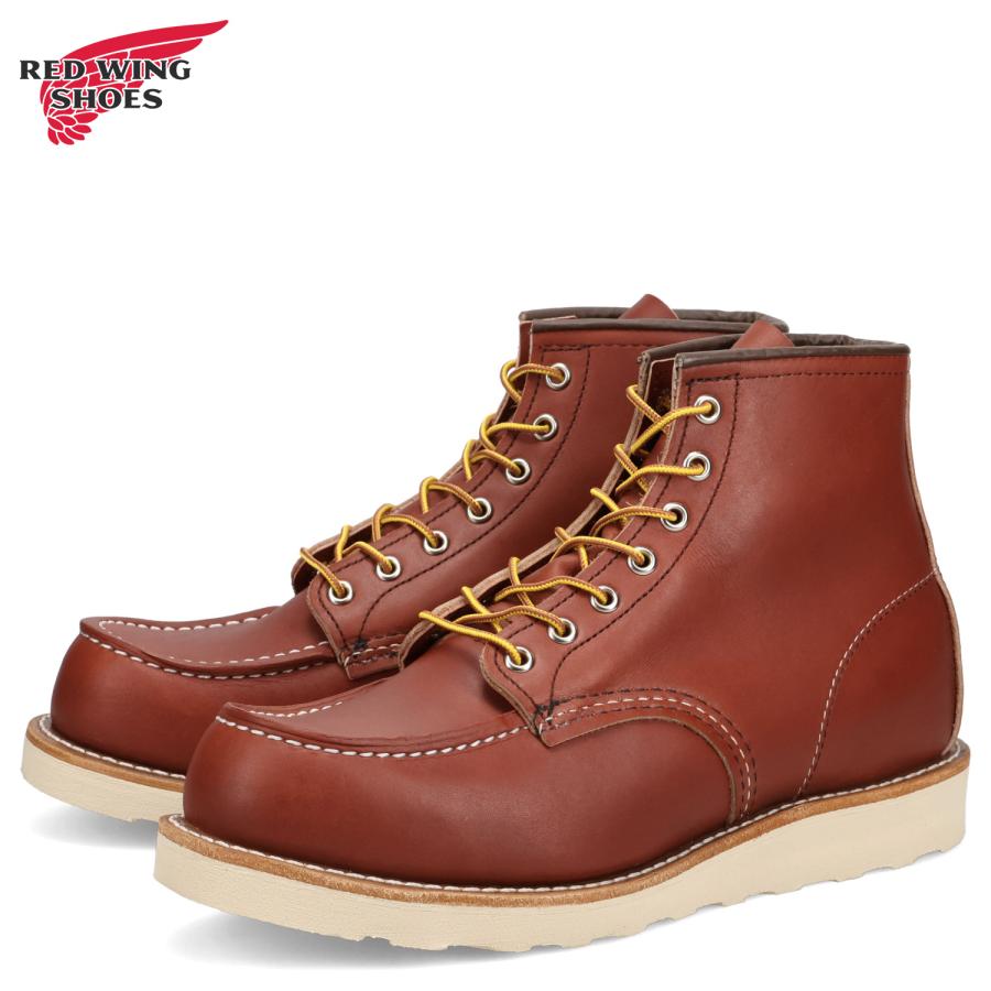 レッドウィング RED WING 6インチ クラシックモック ブーツ メンズ Eワイズ USA製 6-INCH CLASSIC MOC レッドブラウン 8875