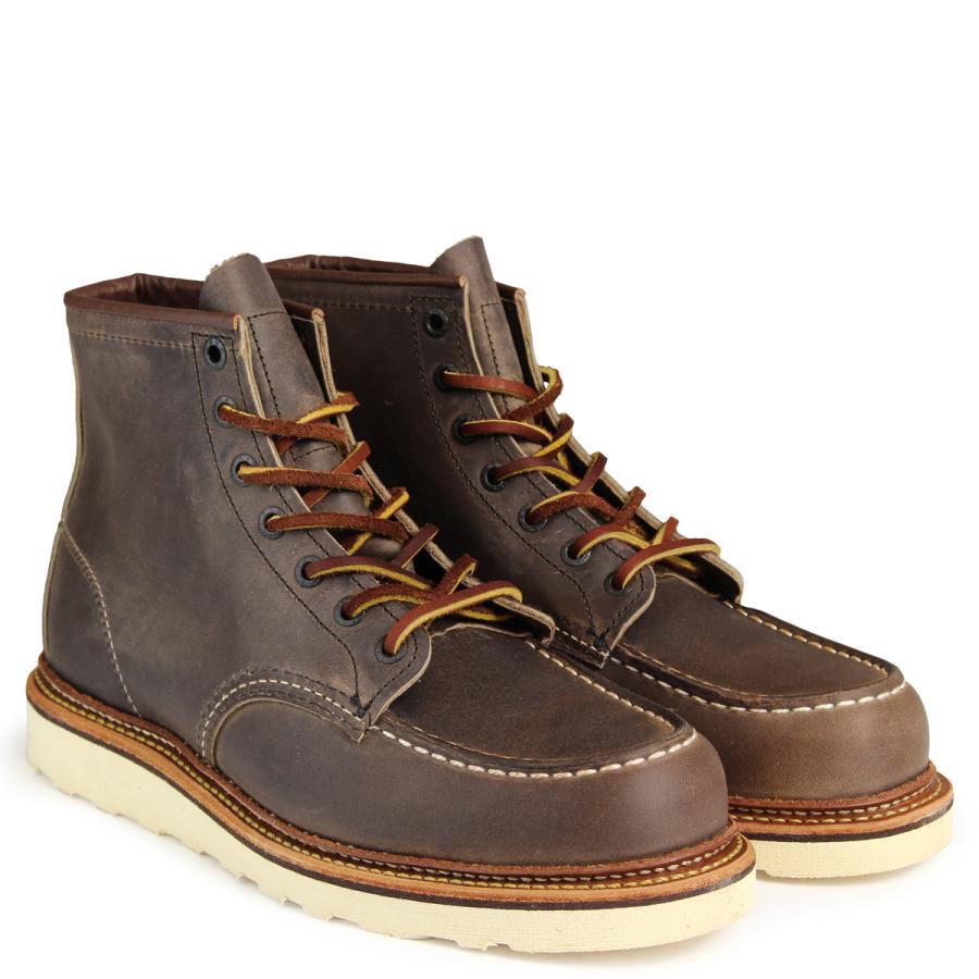レッドウィング Red Wing ブーツ アイリッシュセッター 6インチ クラシック モック メンズ 6inch Classic Moc Toe Dワイズ グレーブラウン Rw スニークオンラインショップ 通販 Yahoo ショッピング