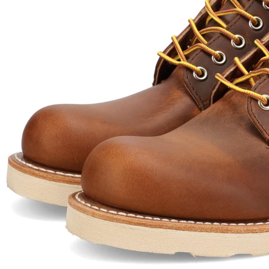 レッドウィング RED WING 6インチ クラシックラウンド ブーツ メンズ Dワイズ USA製 6-INCH CLASSIC ROUND ブラウン 9111の画像