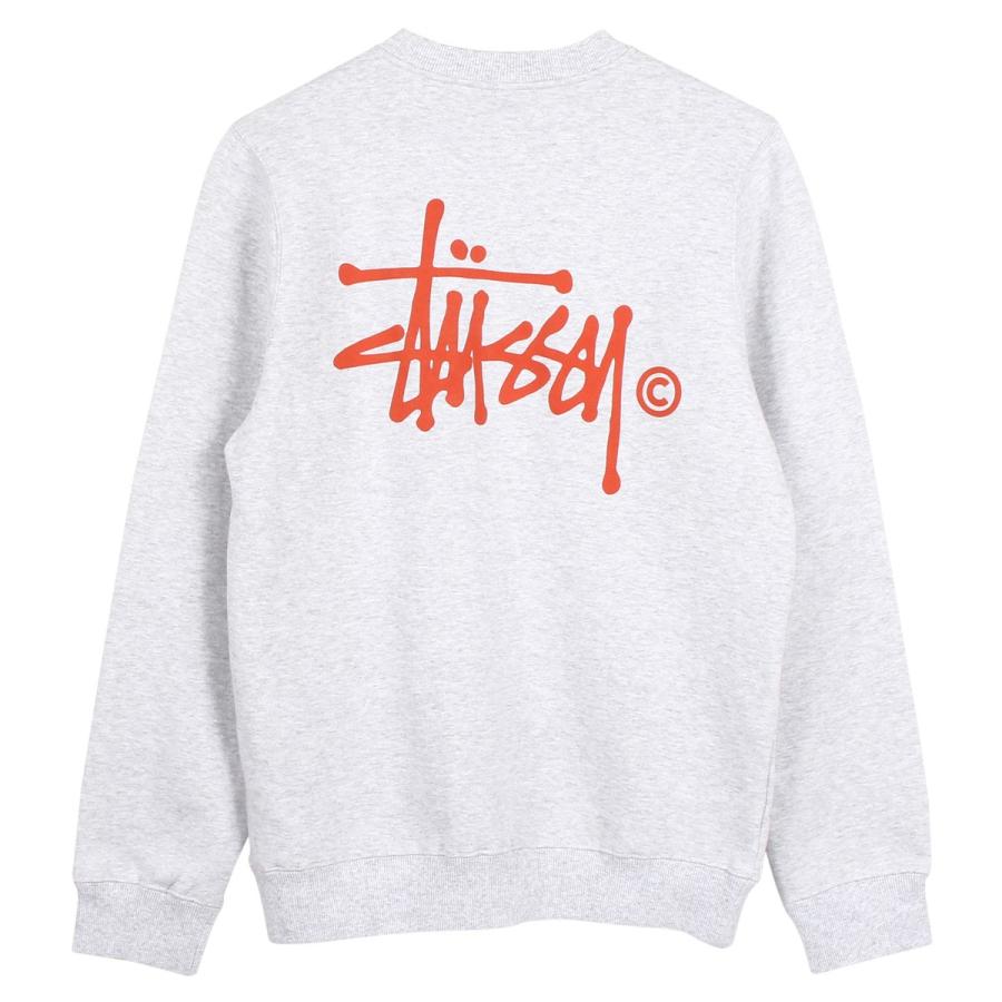 ステューシー Stussy トレーナー スウェット レディース 裏起毛 Women Basic Logo Crew グレー ライト グリーン S2c スニークオンラインショップ 通販 Yahoo ショッピング