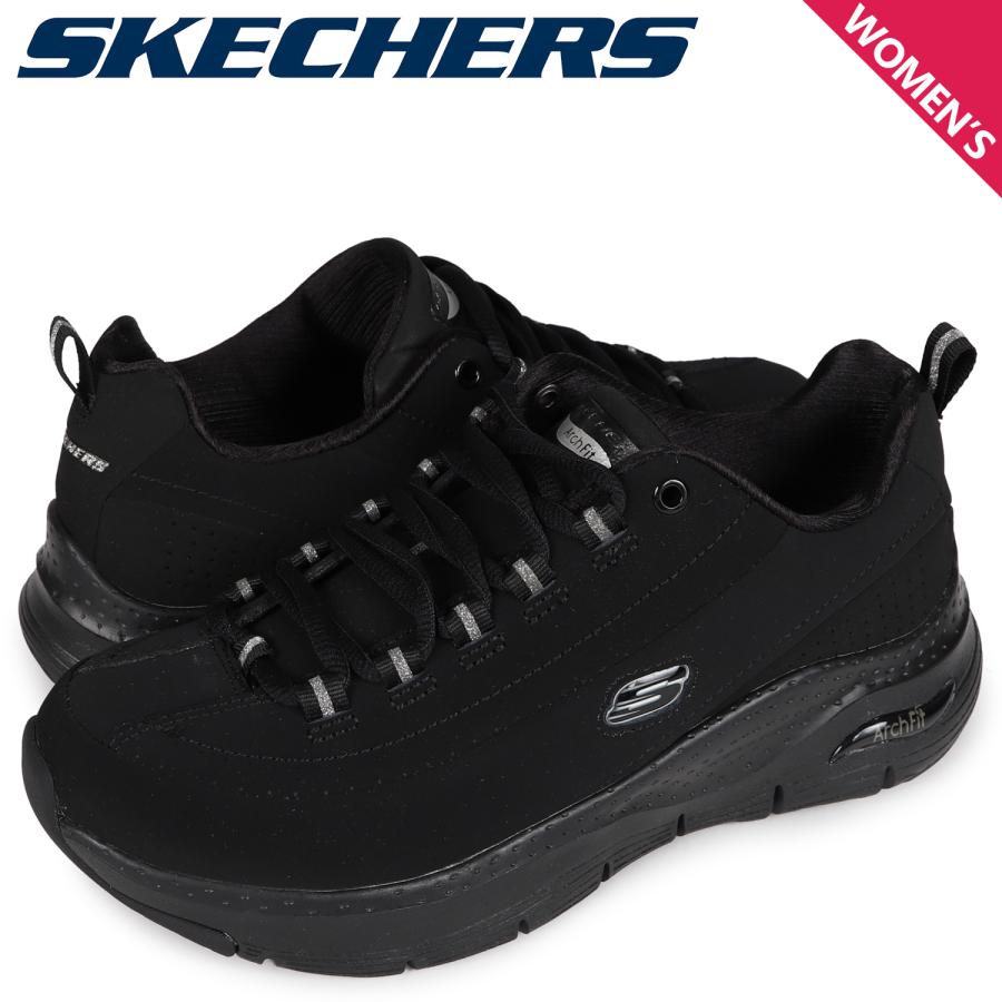 スケッチャーズ Skechers スニーカー レディース アーチ フィット メトロスカイライン Arch Fit Metro Skyline ブラック 黒 Skc k スニークオンラインショップ 通販 Yahoo ショッピング
