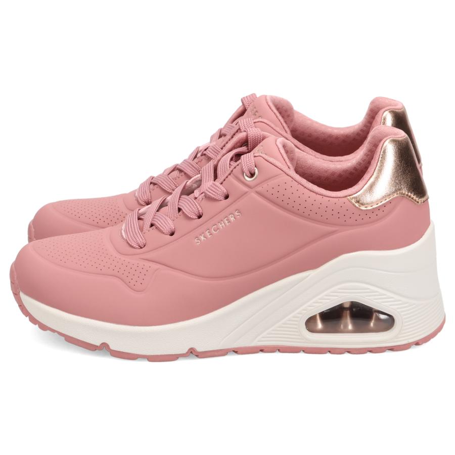 SKECHERS（スケッチャーズ） スニーカー ウノ ウェッジ レディース 厚底 UNO WEDGE ピンク 177520 : スニーク ...