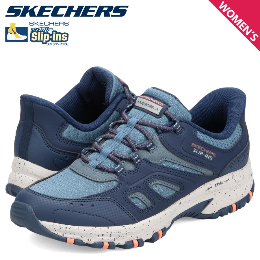 スケッチャーズ SKECHERS スニーカー ヒルクレスト レディース 本革 HILLCREST ネイビー 180025 SKECHERS（スケッチャーズ） スニーカー ヒルクレスト レディース 本革