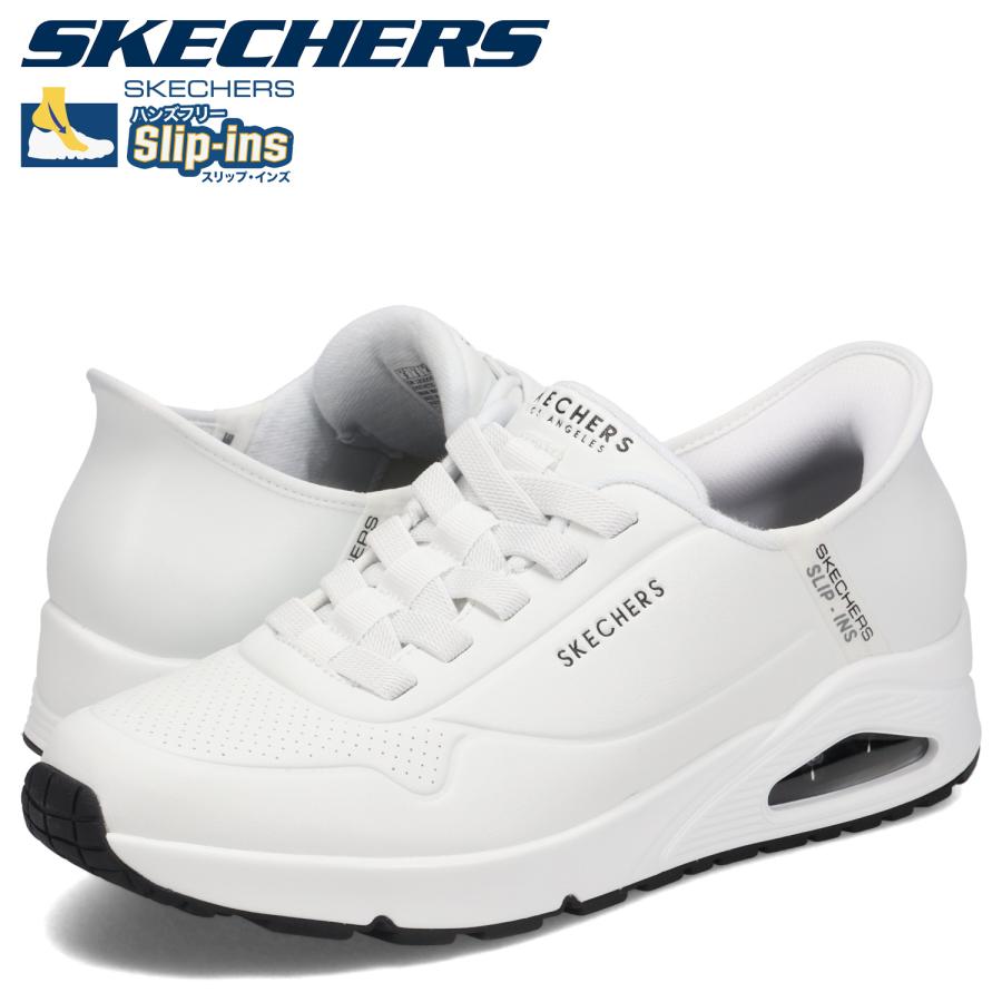 SKECHERS Easy-Air 183005 Slip-ins スニーカー白 SKECHERS スケッチャーズ スリップインズ ウノ イージー エア