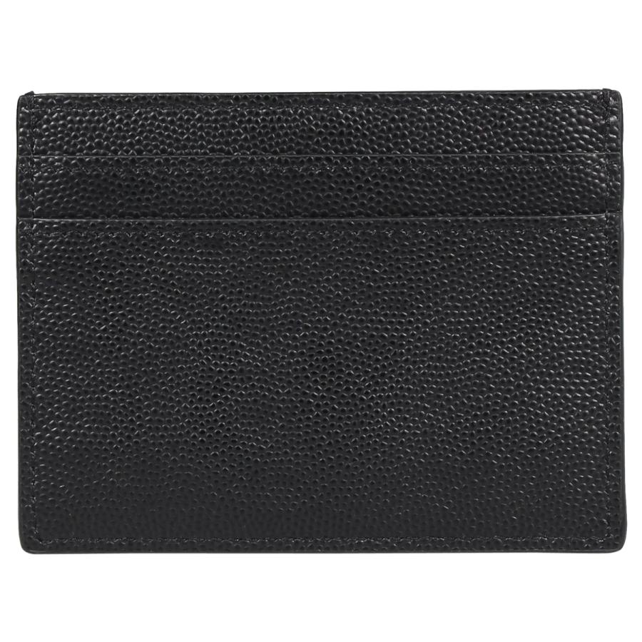 サンローラン パリ SAINT LAURENT PARIS パスケース カードケース ID 定期入れ メンズ 本革 YSL CREDIT CARD CASE ブラック 黒 375946BTY0N｜sneak｜03