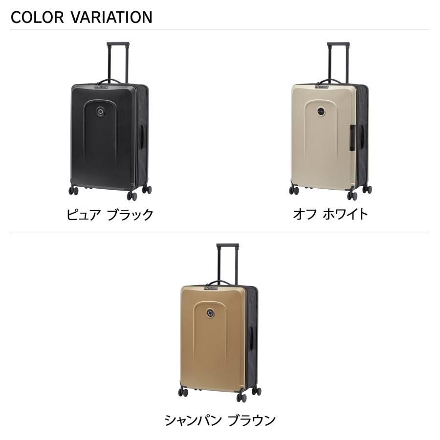 senz センズ スーツケース キャリーケース メンズ レディース 95L 軽量 TSAロック Lサイズ 拡張 コンパクト 折りたたみ式 SZ-8804-0100_4