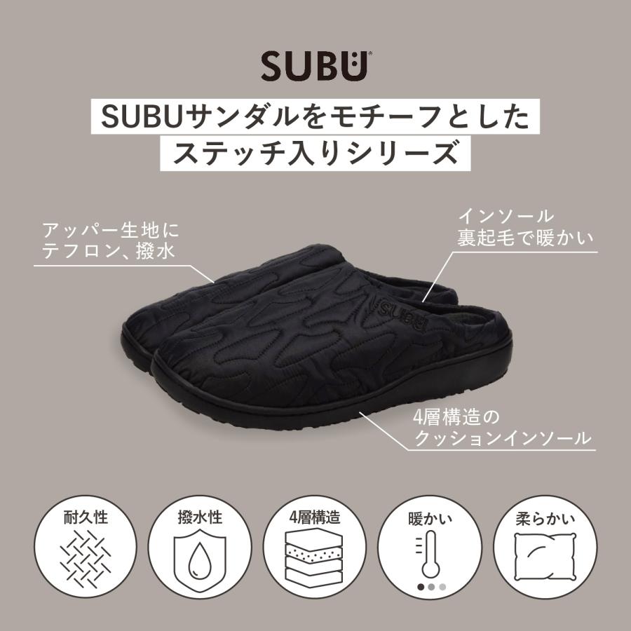 SUBU（スブ） サンダル スリッポン スリッパ アウトライン メンズ