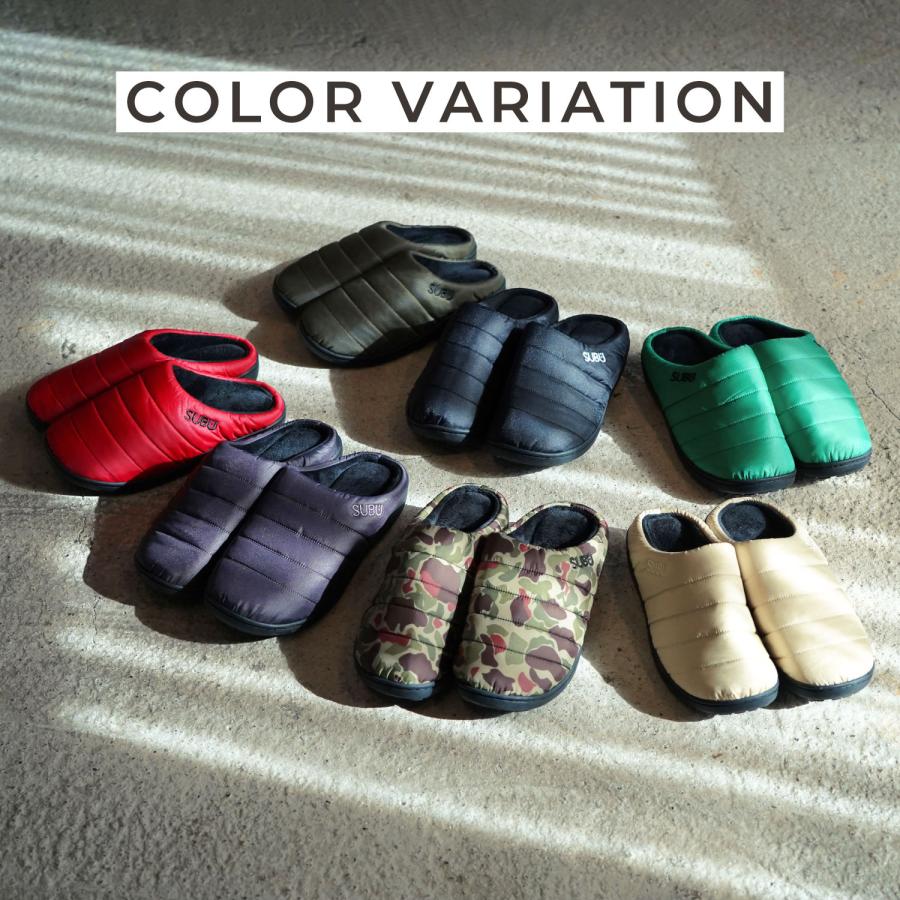 SUBU スブ サンダル スリッポン スリッパ パーマネント メンズ レディース PERMANENT ブラック グレー カーキ レッド ブラウン シルバー グリーン 黒 | SUBU | 17