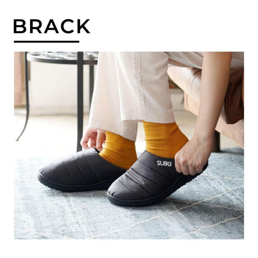 SUBU スブ サンダル スリッポン スリッパ パーマネント メンズ レディース PERMANENT ブラック グレー カーキ レッド ブラウン シルバー グリーン 黒 | SUBU | 18