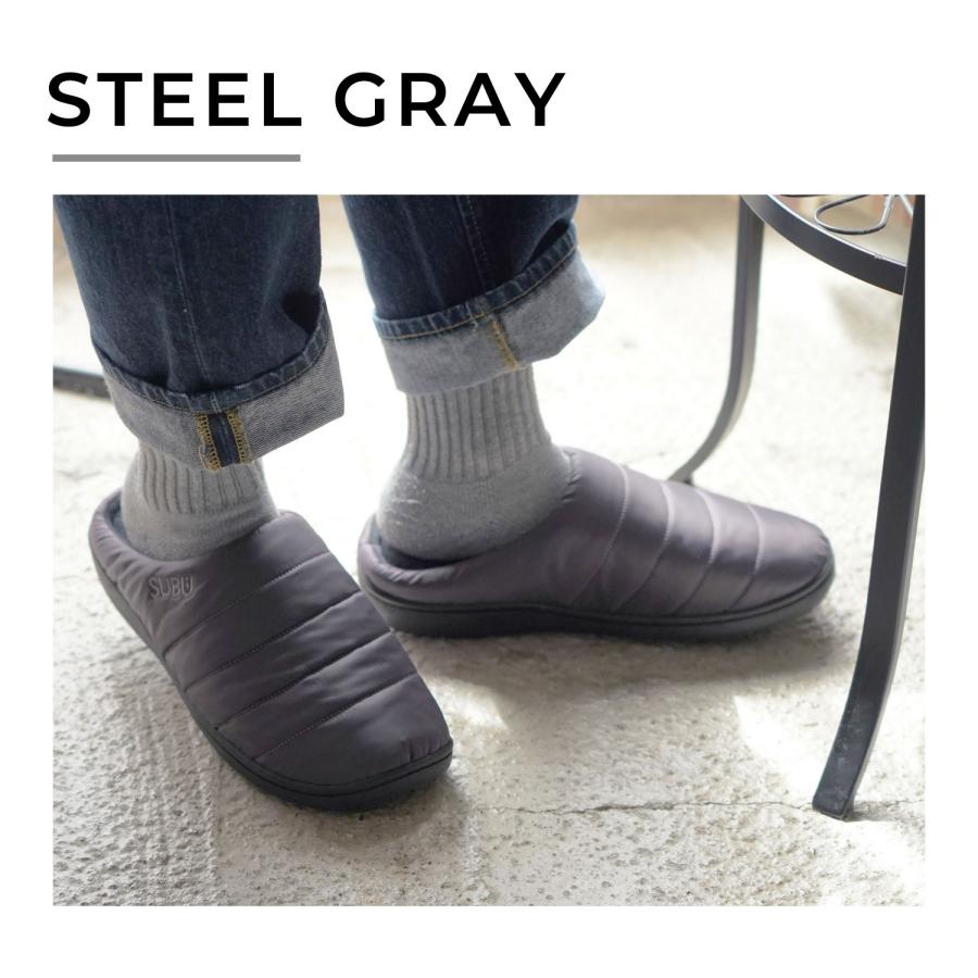 SUBU スブ サンダル スリッポン スリッパ パーマネント メンズ レディース PERMANENT ブラック グレー カーキ レッド ブラウン シルバー グリーン 黒 | SUBU | 19