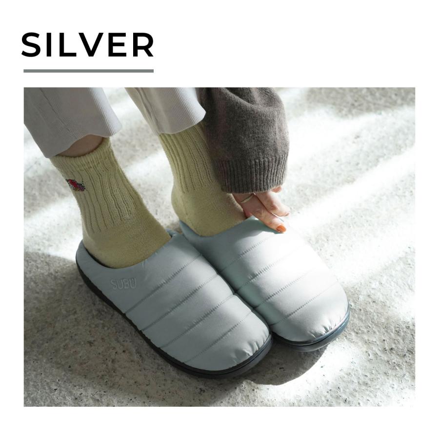 SUBU スブ サンダル スリッポン スリッパ パーマネント メンズ レディース PERMANENT ブラック グレー カーキ レッド ブラウン シルバー グリーン 黒 | SUBU | 22