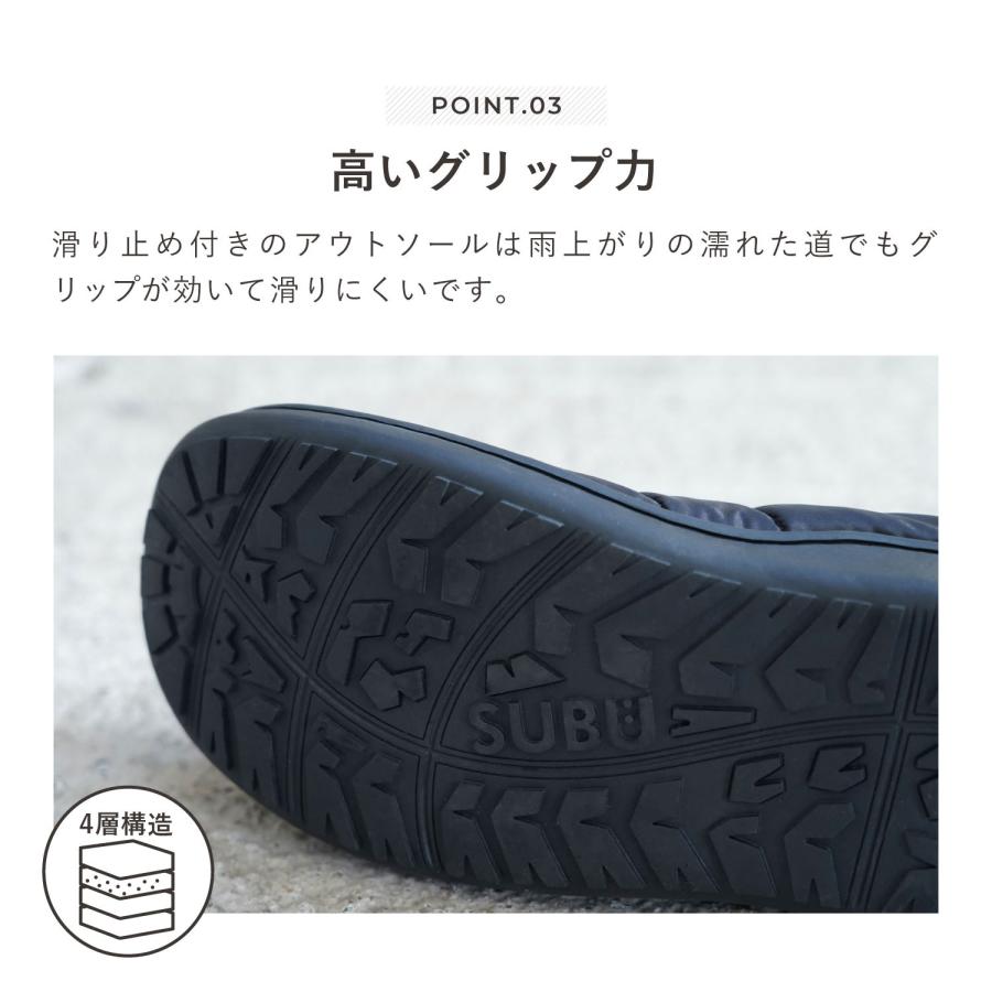 SUBU スブ サンダル スリッポン スリッパ パーマネント メンズ レディース PERMANENT ブラック グレー カーキ レッド ブラウン シルバー グリーン 黒 | SUBU | 11