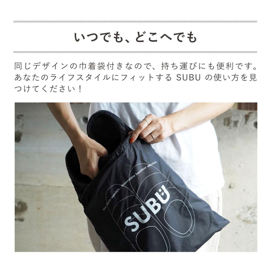 SUBU スブ サンダル スリッポン スリッパ パーマネント メンズ レディース PERMANENT ブラック グレー カーキ レッド ブラウン シルバー グリーン 黒 | SUBU | 13
