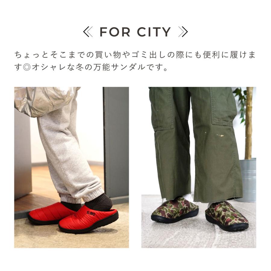 SUBU スブ サンダル スリッポン スリッパ パーマネント メンズ レディース PERMANENT ブラック グレー カーキ レッド ブラウン シルバー グリーン 黒 | SUBU | 14