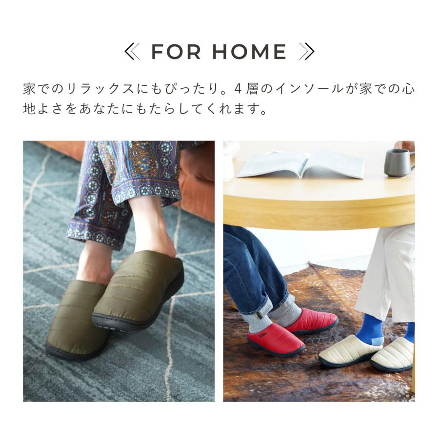 SUBU スブ サンダル スリッポン スリッパ パーマネント メンズ レディース PERMANENT ブラック グレー カーキ レッド ブラウン シルバー グリーン 黒 | SUBU | 16