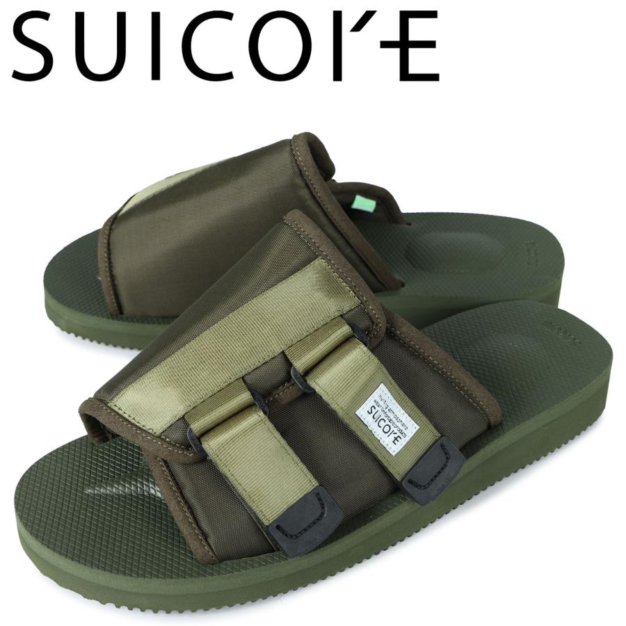 スイコック SUICOKE スライドサンダル メンズ カウ アンチバクテリアル 