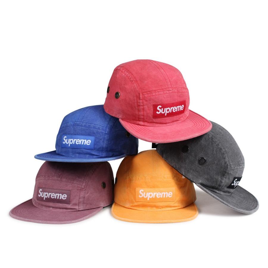 シュプリーム Supreme キャップ 帽子 キャンプキャップ メンズ レディース Washed Linen Camp Cap ブラック ネイビー レッド パープル ゴールド 黒 Sup 01 スニークオンラインショップ 通販 Yahoo ショッピング