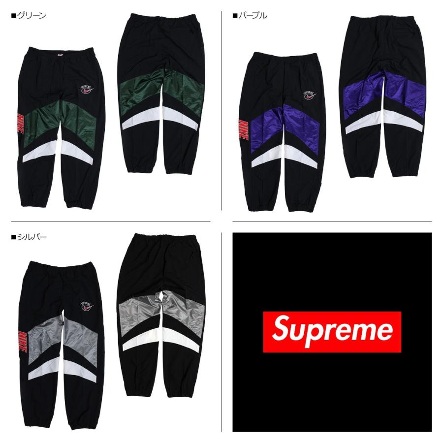 シュプリーム Supreme ナイキ Nike パンツ ウォームアップパンツ メンズ Warm Up Pant コラボ グリーン パープル シルバー Sup 07 スニークオンラインショップ 通販 Yahoo ショッピング